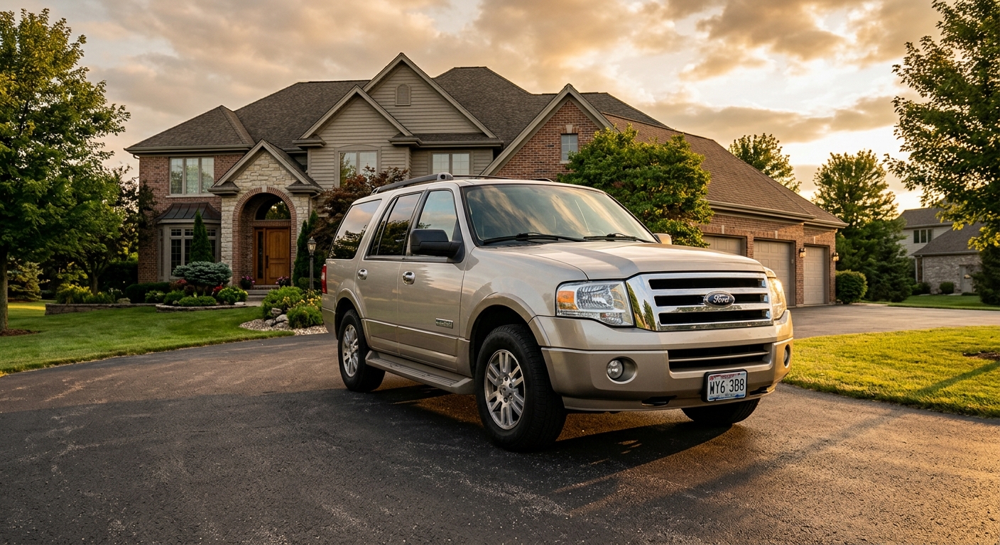 2006 Ford Expedition full-size SUV parked in suburban driveway setting