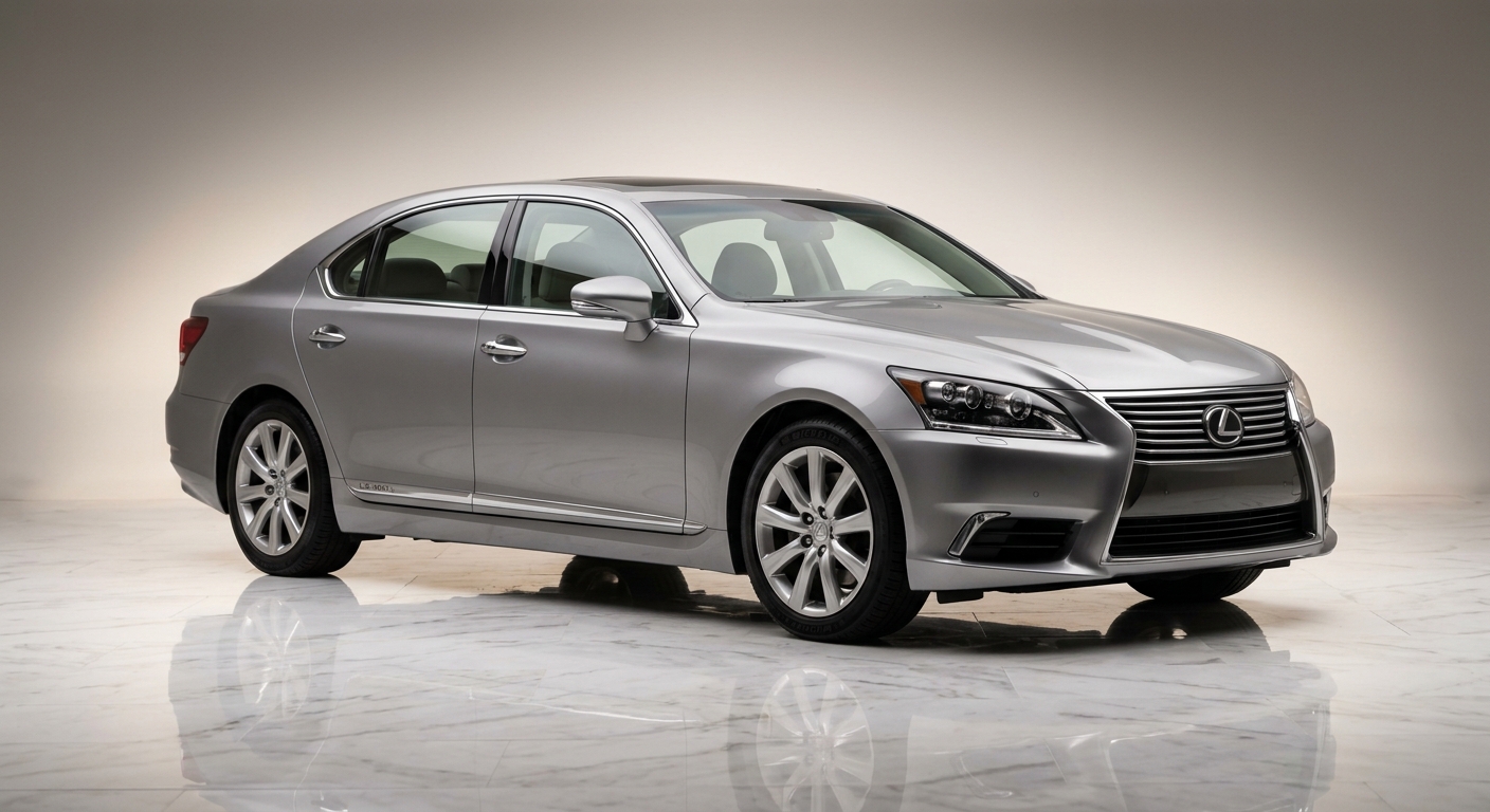 2007 Lexus LS 460 L luxury sedan in elegant studio lighting