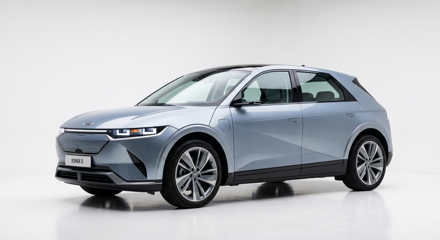 2022 Byton M-Byte electric SUV in clean minimal studio with white background
